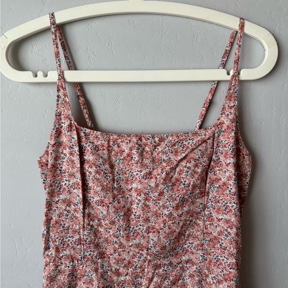 Abercrombie Pink Floral Wrap Mini Dress - Picture 3 of 6